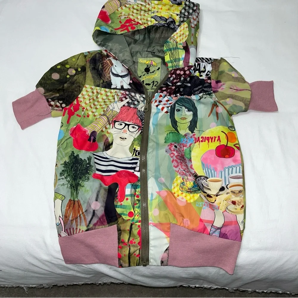 Desigual Multicolor Graphic Jacket